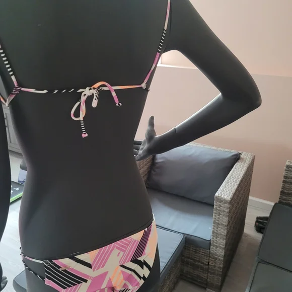 Stylish Multicolor Bikini Set - Picture 3 of 10